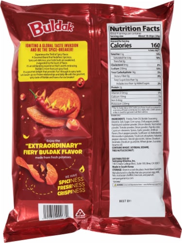 Samyang™ Buldak® Original Potato Chips Perspective: back