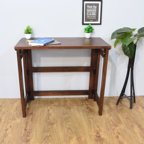 Bbh Homes Mango Wood Study Table Rectangular 35X17x30 Bbrstb0002 Light Walnut 35 x 17 x 30 King Soopers