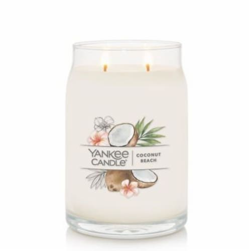 Yankee Candle® Coconut Beach Jar Candle Perspective: back