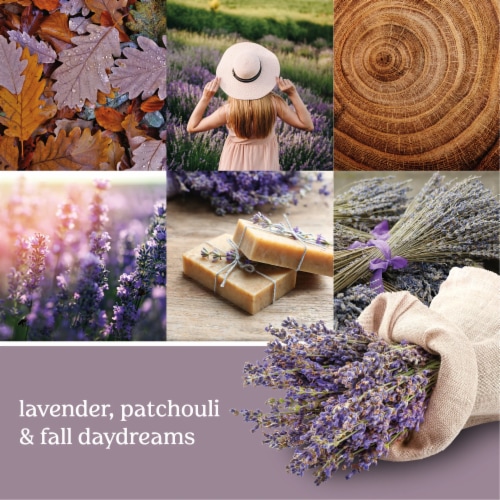 Yankee Candle® Dried Lavender & Oak​ Signature Large Jar Candle Perspective: back