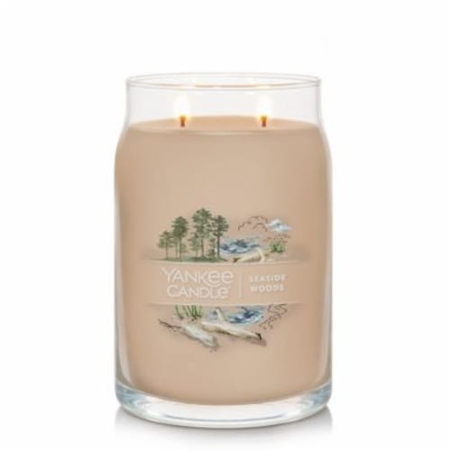 Yankee Candle® Seaside Woods Jar Candle Perspective: back