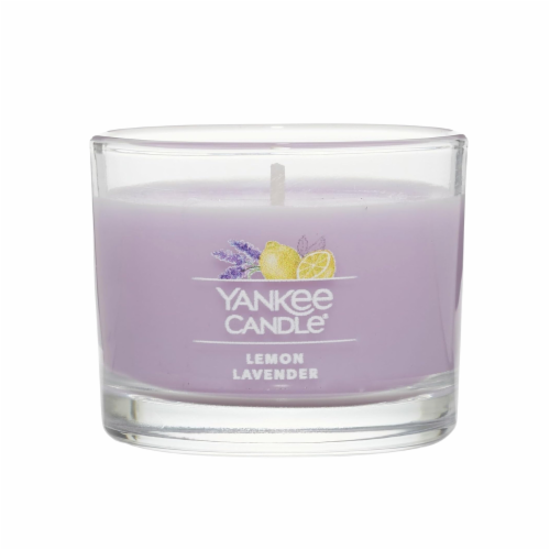 Yankee Candle® Votive Jar Candle Lemon Lavender Perspective: back