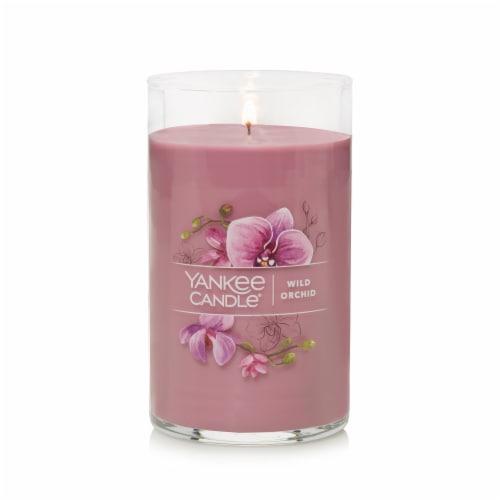 Yankee Candle® Pillar Jar Candle Wild Orchid Perspective: back