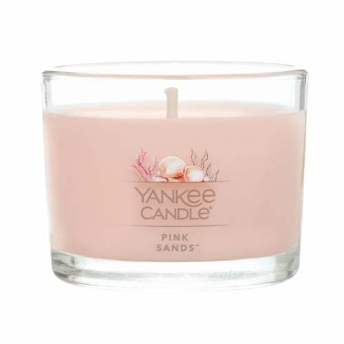 Yankee Candle Signature Votive Mini Candle Jar Pink Sands 1.3 oz Pack of 4 4 Pack Gerbes Super Markets