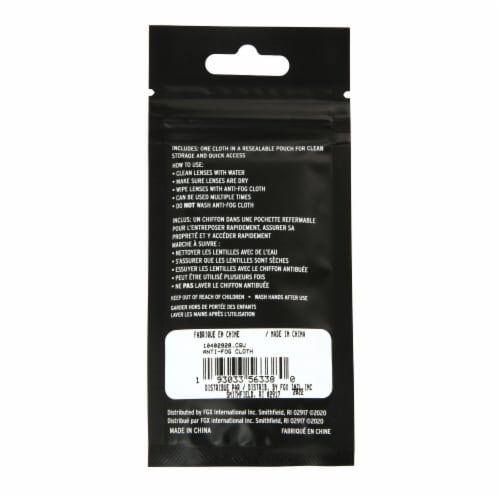 Foster Grant® Reusable Anti-Fog Lens Cloth Perspective: back
