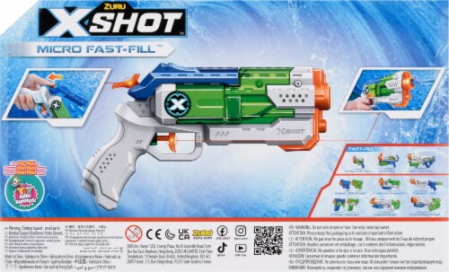 ZURU X-Shot Micro Fast-Fill Water Blaster Perspective: back