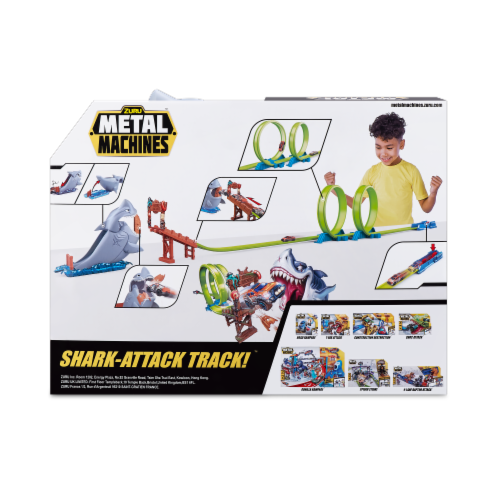 Zuru Metal Machines Shark Attack Series 1 Playset Perspective: back
