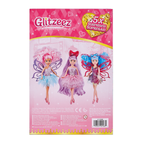Zuru Glitzeez Hair Dreams Surprise Doll Perspective: back