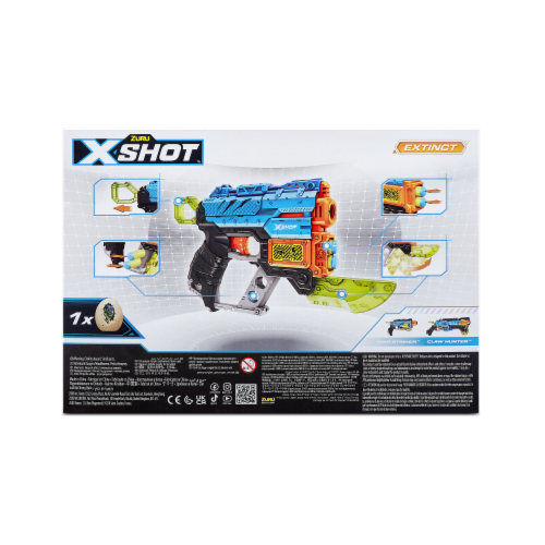 Zuru X-Shot Dino Attack Kickback Blaster Perspective: back
