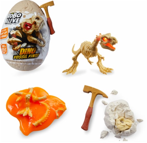 Zuru Robo Alive Dino Fossil Find Series 1 Toy Perspective: back