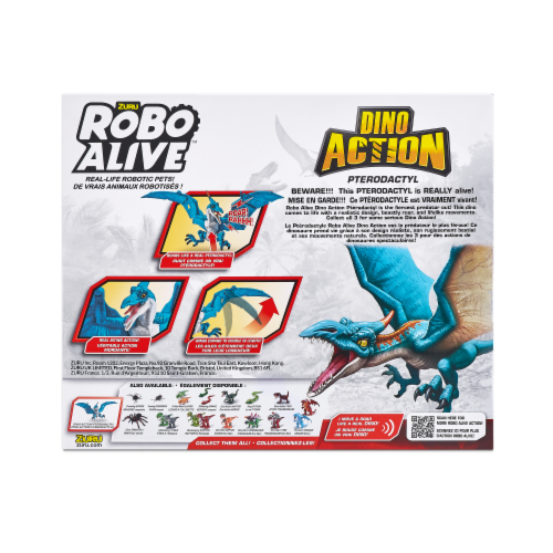 Zuru Robo Alive Dino Action Figurine Perspective: back
