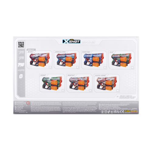 Zuru X-Shot Skins Dread Boom Dart Blaster Perspective: back