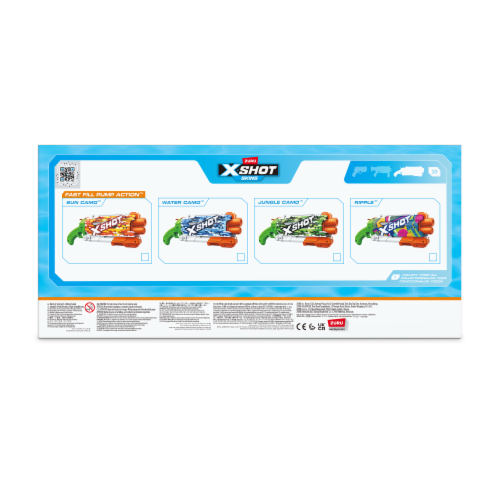 Zuru Xshot Fast-Fill Skins Pump Action Water Blaster Perspective: back