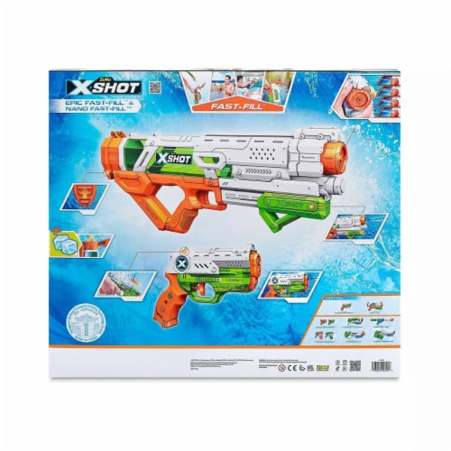 X-Shot Water’s Epic Fast-Fill (3 Pack) Perspective: back