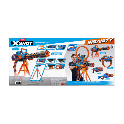 Zuru X-SHOT™ INSANITY™-SERIES 1 Motorized Rage Fire™ Gatlin Blaster Perspective: back