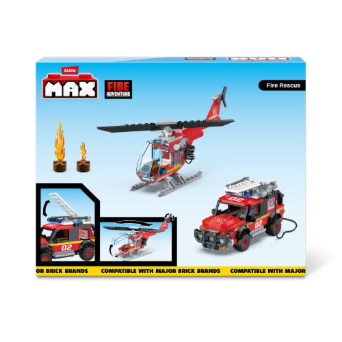 Zuru Max Fire Adventure Playset Perspective: back