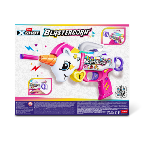 Zuru X-Shot Blastercorn Unicorn Blaster Perspective: back