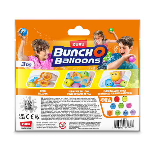 Zuru Bunch O Balloons Reusable Animal Water Balloons - Assorted Perspective: back