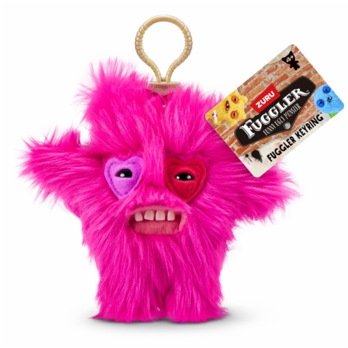 Zuru Fuggle Key Rings 5-inch Assortment Series 5 Cardiac Creeper - Pink Perspective: back