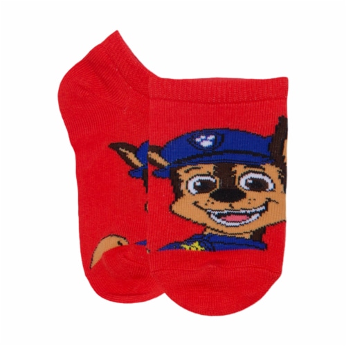 Paw Patrol Action Pups No-Show Assorted Socks Perspective: back