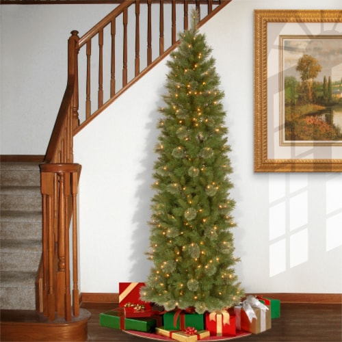 National Tree Company 9’ PreLit Slim Pine Artificial Christmas
