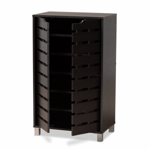 Baxton studio 2 shop door shoe rack