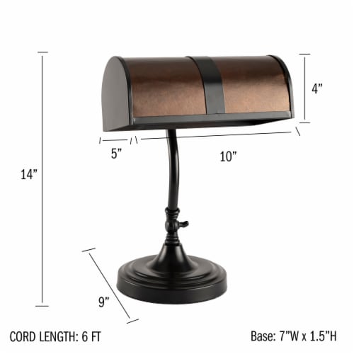 Amber bankers lamp hotsell
