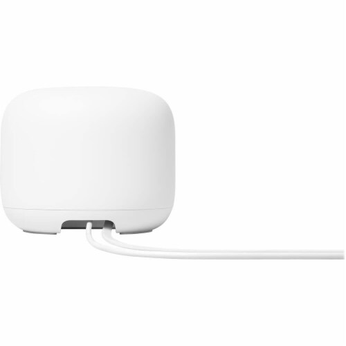 Google Nest GA00595US Dual-Band Wi-Fi Router - Snow Perspective: back