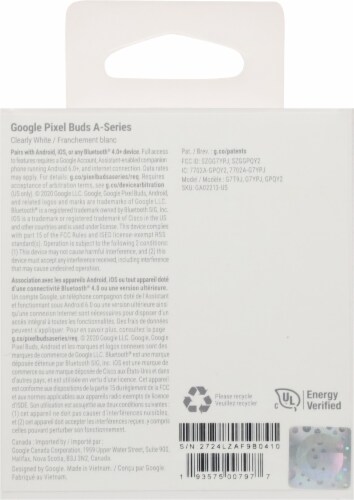 Google Pixel Buds - Clearly White, 1 ct - Fred Meyer Google Pixel Buds - Clearly White, 1 ct - Fred Meyer