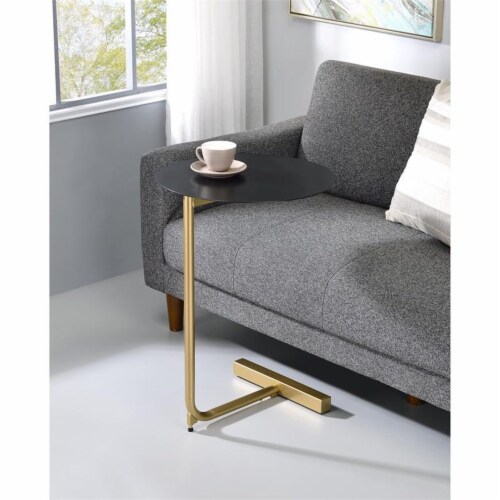 Gold c on sale shaped side table