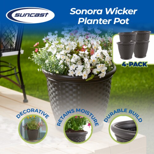 suncast sonora decorative planter