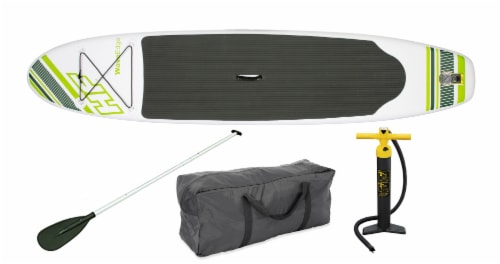 Bestway Inflatable Hydro Force Paddle Board w/ Intex 2 Person Kayak & Air Pump Perspective: back