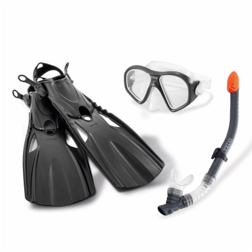 Intex Reef Rider Swim Diving Goggle Mask Snorkeling Set, 14 to Adult (6 Pack) Perspective: back