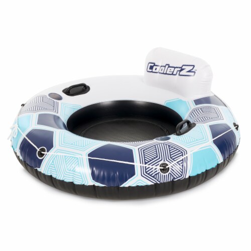 Bestway CoolerZ Rapid Rider Inflatable Blow Up Pool River Tube, Blue (5 Pack) Perspective: back