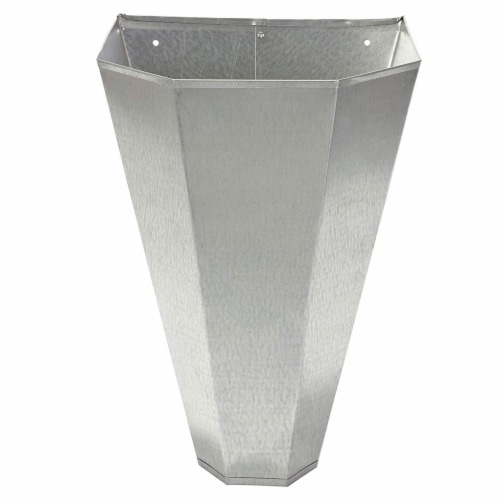 Little Giant RC2 Galvanized Steel Medium Poultry Restraining Cone, (4 Pack) Perspective: back