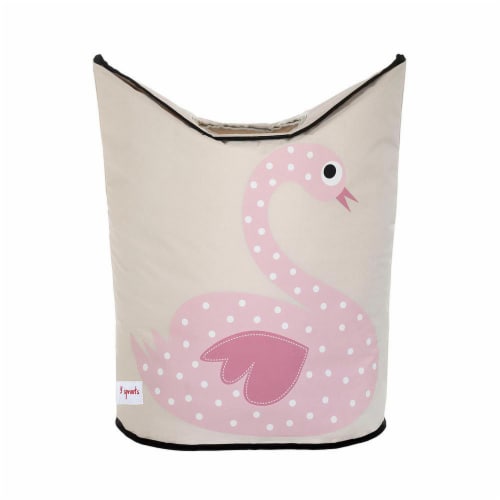 Laundry Hamper Basket for Nursery, Laundry Hamper Basket Bin for Nursery,octopus Perspective: back