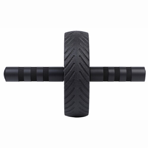 HolaHatha Exercise Fitness Abdominal Core Toner Workout Single Ab Roller Wheel Perspective: back