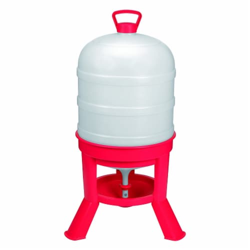 Little Giant DOMEWTR10 10 Gallon Tank Poultry Chicken Gravity Waterer (3 Pack) Perspective: back