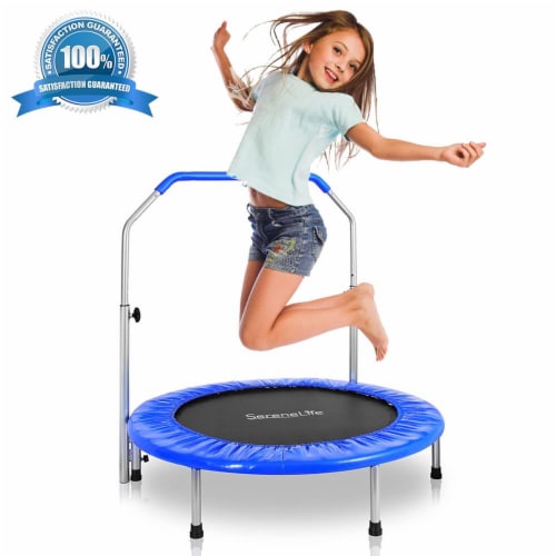 JumpSport 230F Folding Fitness Rebounder Trampoline for In Home