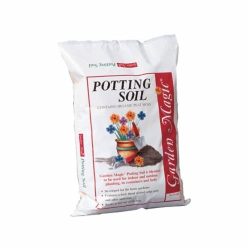 Michigan Peat Garden Magic General Purpose Potting Soil Mix, 20 Lb Bag (3 Pack) Perspective: back