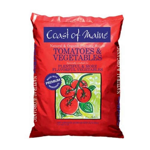 Coast of Maine OMRI Listed Tomato & Vegetable Planting Soil, 20 Qt Bag (2 Pack) Perspective: back