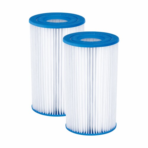 Summer Waves P57000302 Replacement Type B Pool & Spa Filter Cartridge (10 Pack) Perspective: back