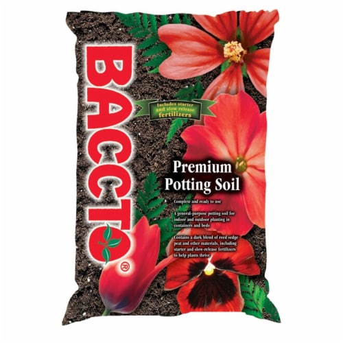 Michigan Peat Baccto All Purpose Potting Soil with Perlite, 25lbs (10 Pack) Perspective: back