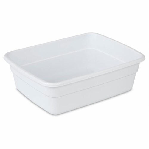 Choice 8 Qt. White Round Polypropylene Food Storage Container and Lid