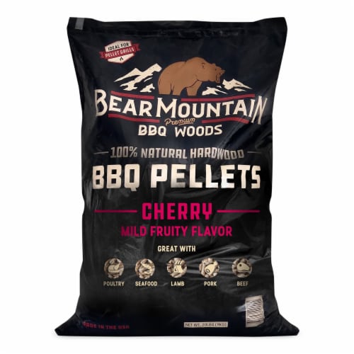 Bear Mountain BBQ All Natural Hardwood Cherry Smoker Pellets, 20 lbs (4 Pack) Perspective: back