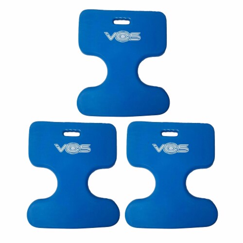 Vos Oasis Water Saddle Pool Float Seat for Adults and Kids, Capri Blue (3 Pack) Perspective: back