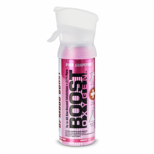 Boost Oxygen 3 Liter Portable Pocket Sized Canister w/ 5 Liter and 10 Liter Cans Perspective: back