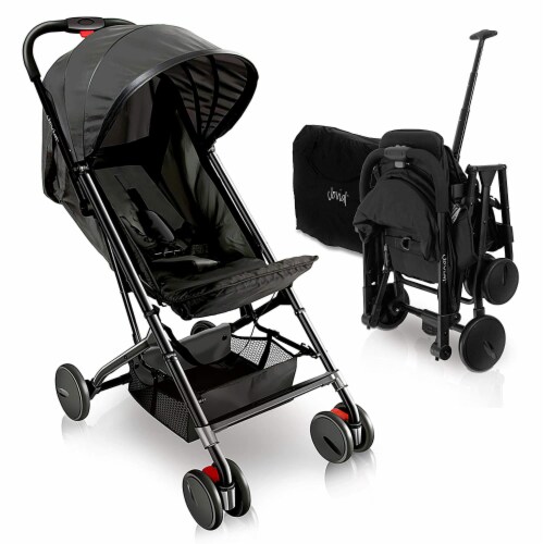 Jovial Portable Folding Compact Baby Stroller with Travel Bag Black 2 Pack 2 Piece Gerbes Super Markets