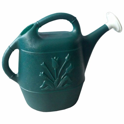 Union Products 63065 Indoor Outdoor 2 Gallon Plant Watering Can, Green (3 Pack) Perspective: back