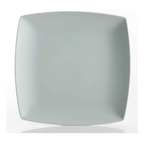 Gibson Home 16 Pc Melamine Dinnerware Set Plates, Bowls, & Cups, Mint (4 Pack) Perspective: back